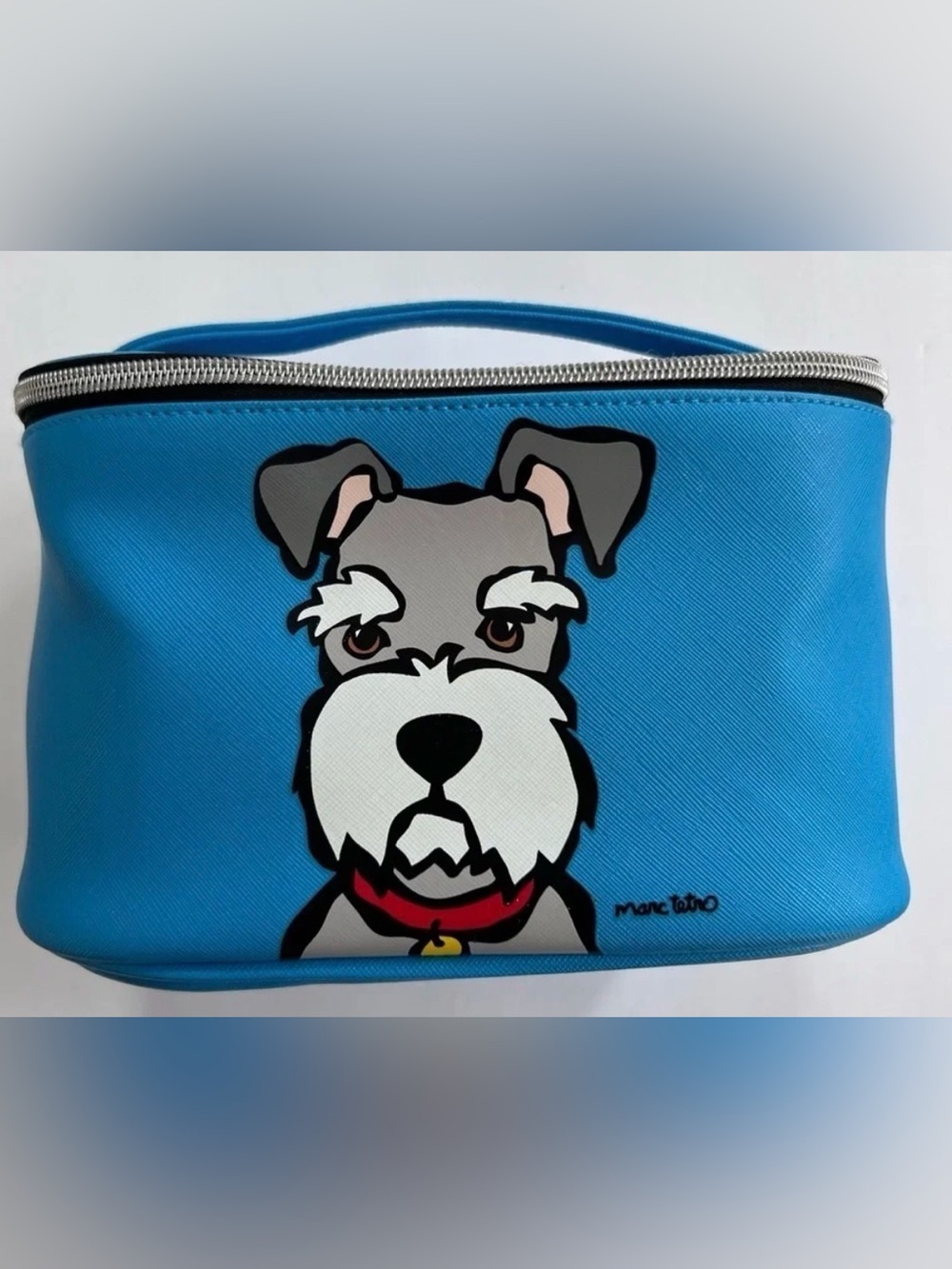 MARC TETRO DOG MAKEUP BAG | EUC | OS